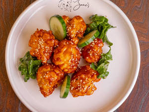 Korean Chilli Tempura Crusted Cauliflower