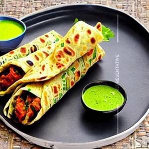 Veg Kati Kebab Roll