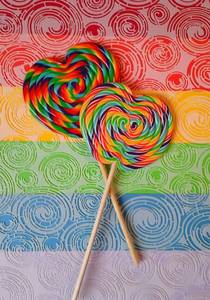 Rainbow lolipop                                                                                                    