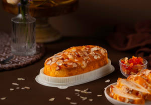 Eggless Dryfruit Cake 350Gm Oval