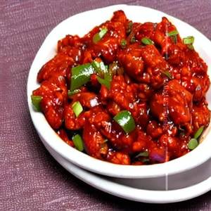 Boneless chicken chilli dry