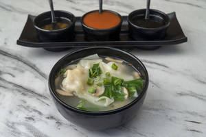 Veg Wonton Soup