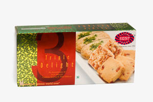 Triple Delight ( Fruit.cashew.pista.biscuit 600gm)