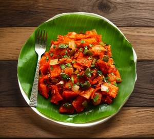 Chicken chilli parotta