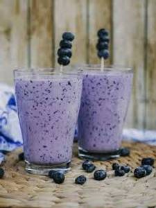 Blueberry lassi