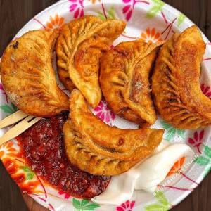 Mushroom Fried Momos [5 Pieces]