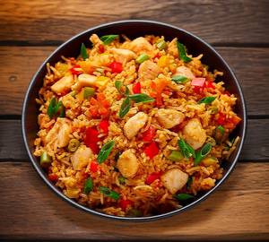 Schezwan Chicken Fried Rice