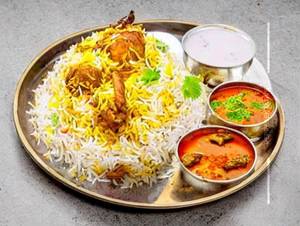 Chicken biryani (single)