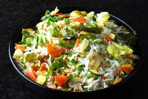 Veg Oriental Fried Rice