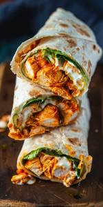 Cheesy Saucy Wrap