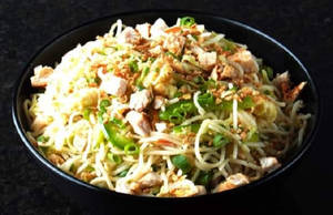 Egg Burnt Garlic Noodle