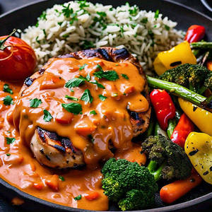 Disco Chicken Steak