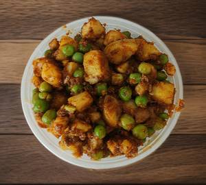 Aloo Matar Dry