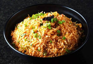 Prawns Burnt Chili Garlic Rice