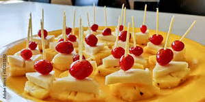 Cheese Cherry Pineapple