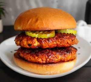 Sweet Spicy Twin Chicken Burger