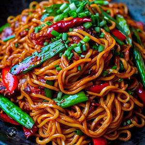 Schezwan noodles