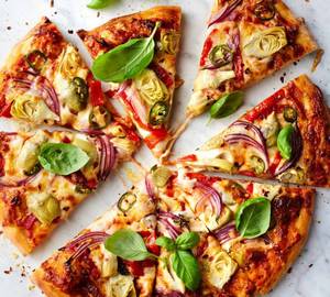 Spicy Veg Cheesy Pizza [ 7inches ]  S  P