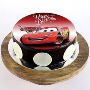 Cars Theme Cake