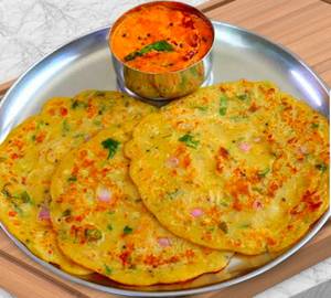 Wheat Dosa With chutney