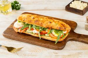 Caprese Sourdough Panuozzo Sandwich