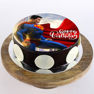 Superman Theme Cake