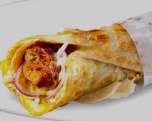 Egg With Double Chicken Roll