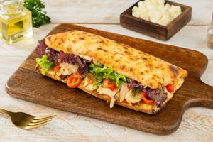 Grilled Chicken Sourdough Panuozzo Sandwich