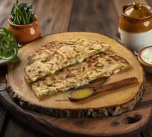 Peri peri gobhi paratha 1