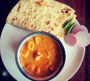 2 Paratha with chana masala