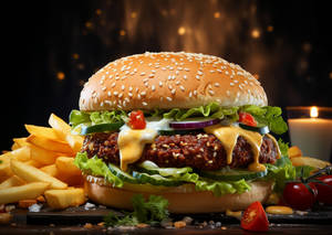 Chicken Shawarma Burger