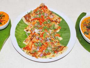 Onion Tomato Uttapam