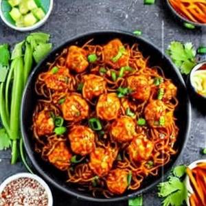 Chicken Manchurian Noodles