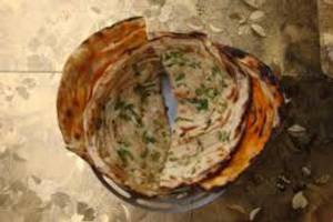 Green Chilli Lachha Paratha