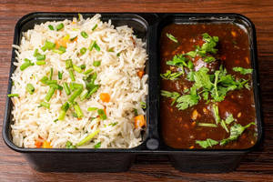 Veg Fried Rice - Veg Manchurian