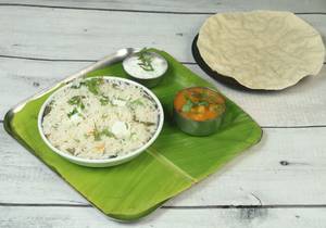 Paneer Pulao With Korma