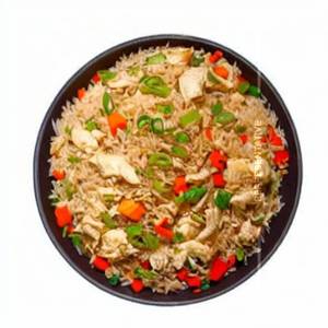 Double egg chicken fried rice