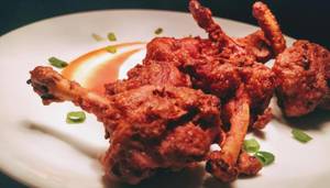 Chicken lollipop oil fry