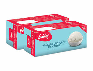 Vanilla Ice Cream (700 Ml Pack Of 2)