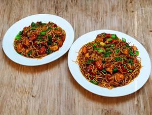 Veg manchuria noodles