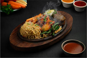 Paneer Tikka Sizzler