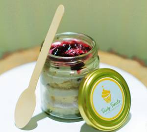 Blueberry Jar Cake