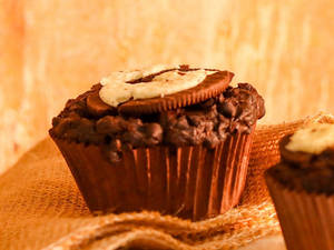 Whole Wheat Oreo Chocolate Muffins