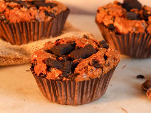 Gluten Free Orange & Dark Chocolate Muffins
