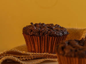 Gooey Choco Roasted  Almond Zucchini Dark Chocolate?muffins