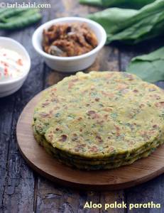 Aloo Palak Paratha