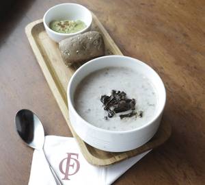 Wild Mushroom, Black Truffle Oil Soup