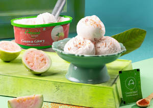 Guava Glory Ice Cream (Small Scoop [80 Ml])