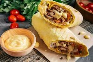 Cheesy Chicken Shawarma Roll