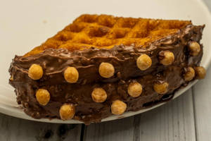 Butterscotch Crunchy Waffle